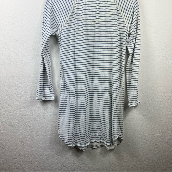 ❤️ Rebecca Taylor Striped Long Sleeve Tunic Top - Picture 6 of 8